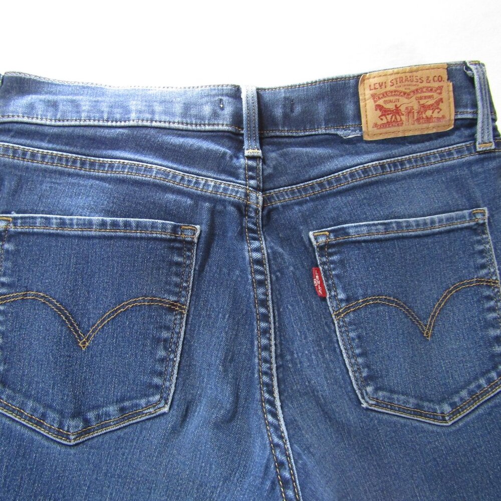 Levi's 312 Shaping Slim Midi Rise Denim Jeans Womens 27 Blue Medium Wash 1000181 - Picture 10 of 13